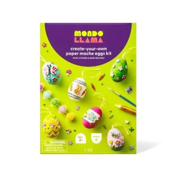 Create Your Own Paper Mache Eggs Kit - Mondo Llama - Picture 1 of 4